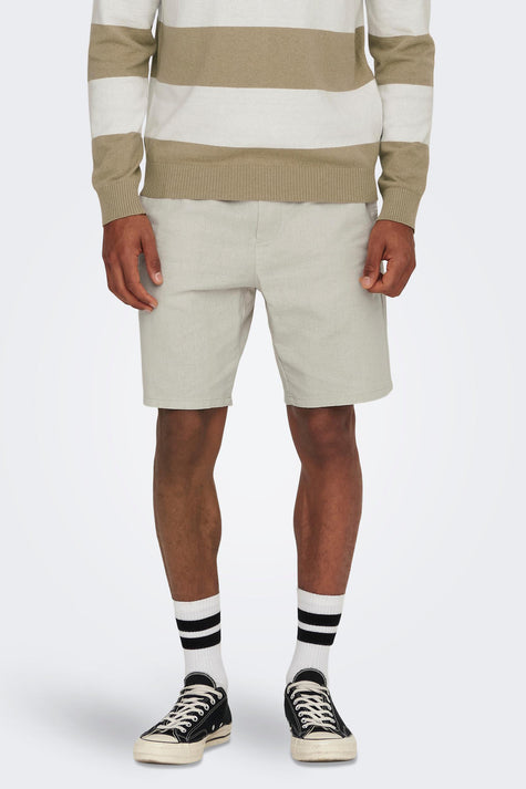 ONSLINUS 0007 COT LIN SHORTS NOOS