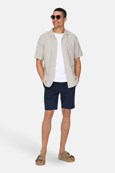ONSCAIDEN LIFE SS SOLID RESORT LINENNOOS