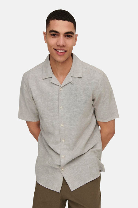 ONSCAIDEN LIFE SS SOLID RESORT LINENNOOS