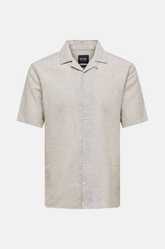 Chemise à manches courtes - beige - ONLY & SONS®