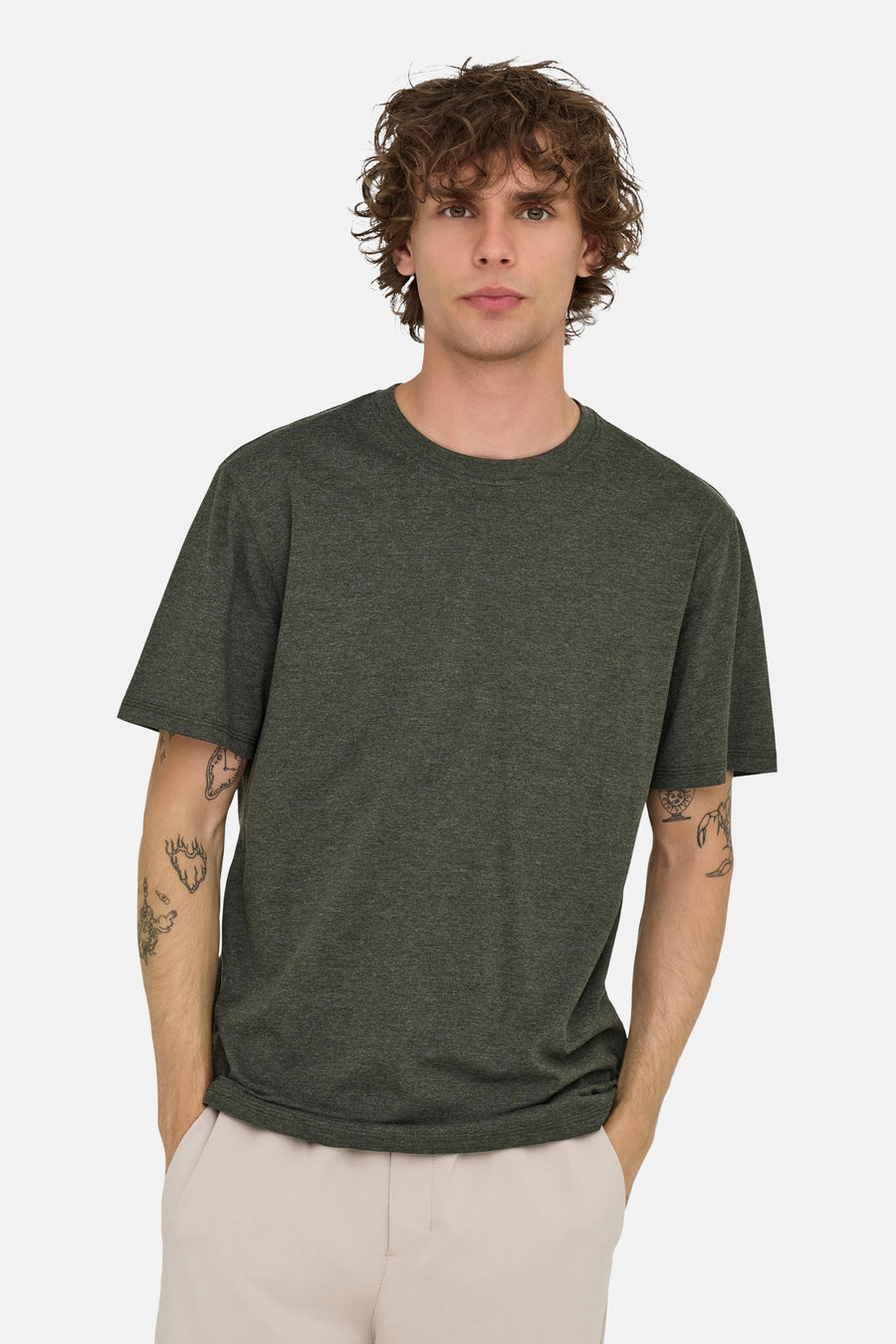 T-shirt à manches courtes - vert - ONLY & SONS® - 4