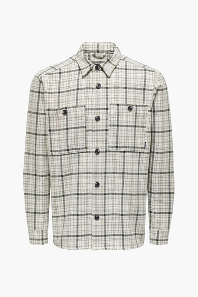 ONSDAVID OVR TWILL CHECK SHIRT