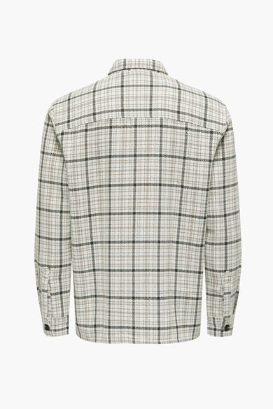 ONSDAVID OVR TWILL CHECK SHIRT