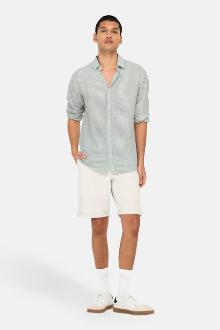 ONSCAIDEN LIFE LS STRIPE LINEN 660 NOOS