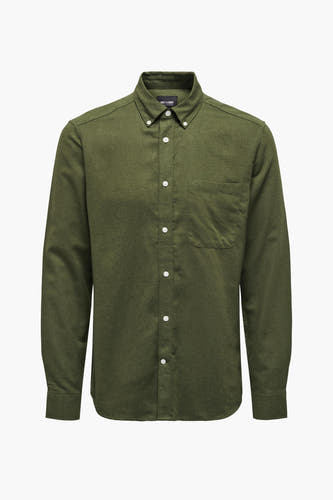 Chemise &agrave; manches longues - vert