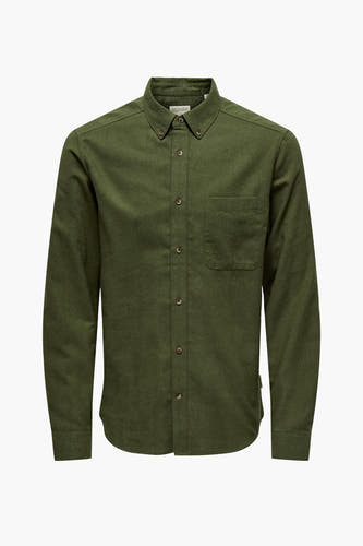 Chemise &agrave; manches longues - vert