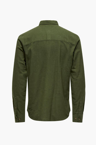Chemise &agrave; manches longues - vert