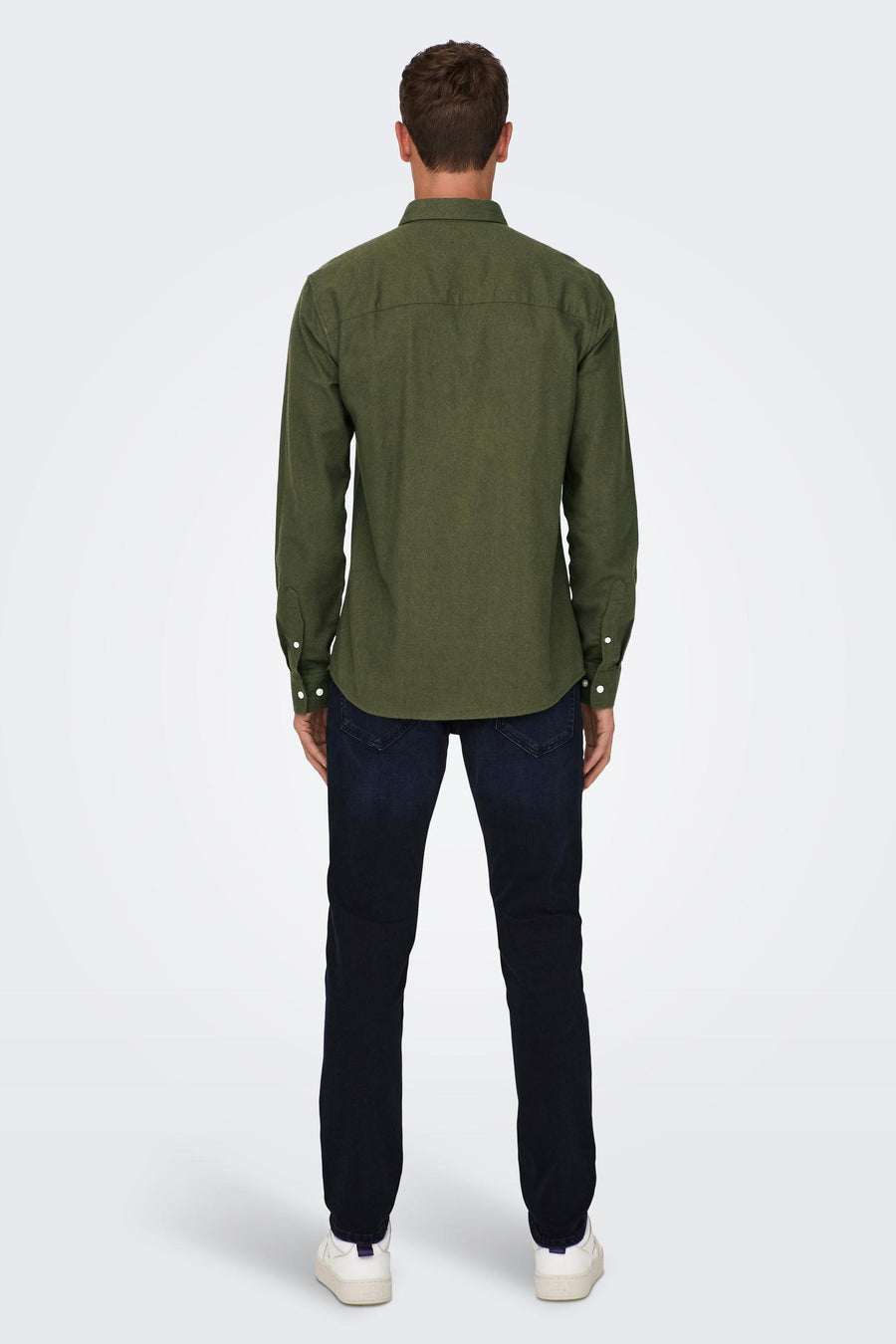 Chemise &agrave; manches longues - vert