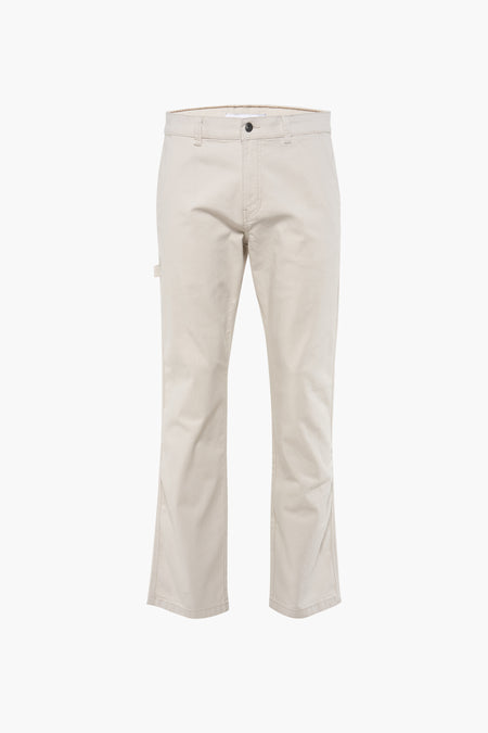 Chino écru de ONLY & SONS® avec des passants et une fermeture à glissière, décontracté et confortable.
