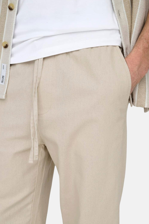 Pantalon de saison Écru - ONLY & SONS®