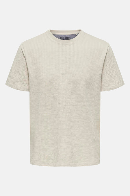 T-shirt à manches courtes - Beige