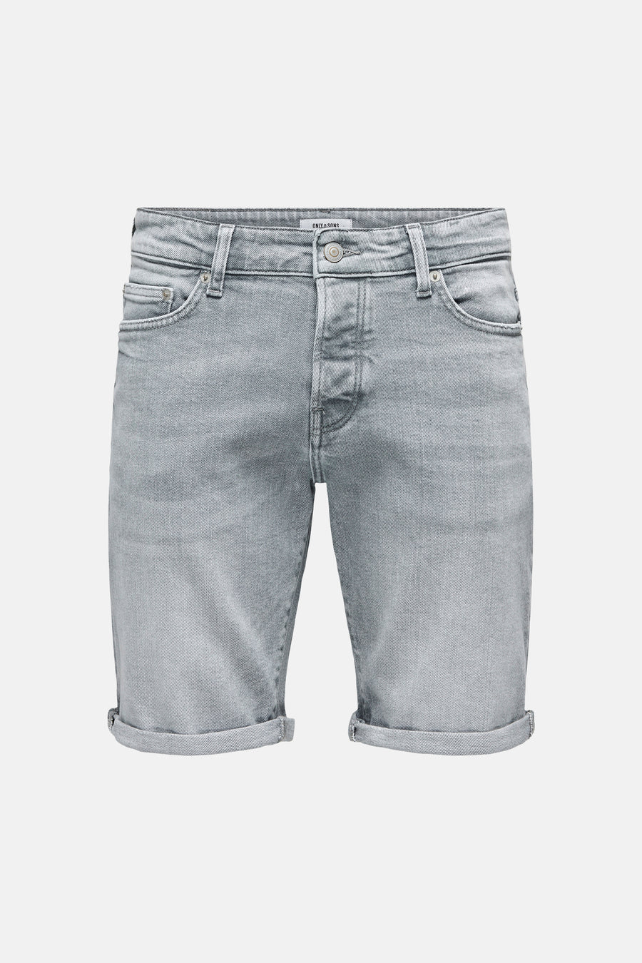 Short - light grey denim