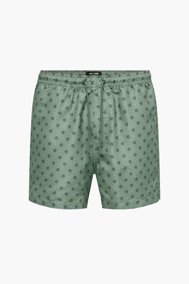 ONSTED LIFE SWIM SHORT DITSY AOP