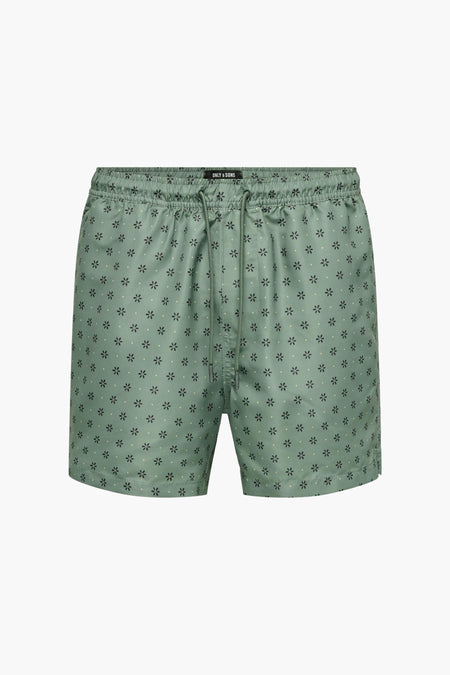 ONSTED LIFE SWIM SHORT DITSY AOP