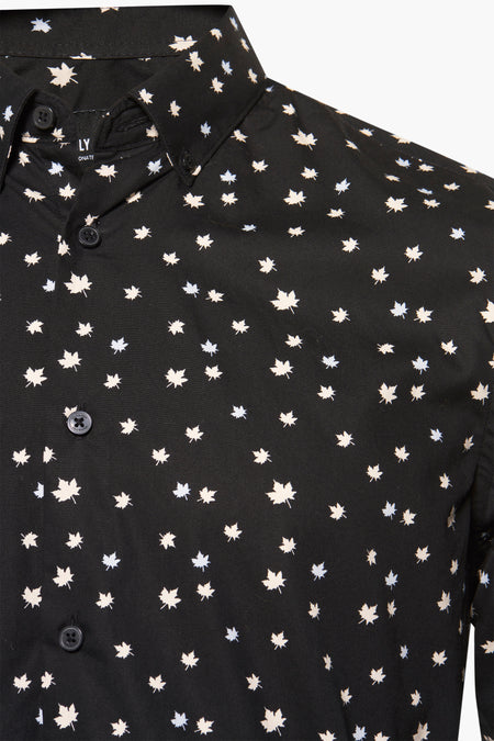 Chemise &agrave; manches longues - noir