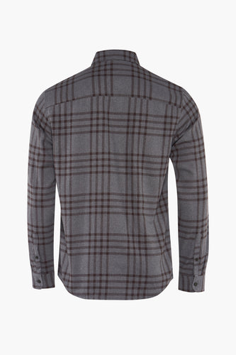 Chemise à manches longues - gris