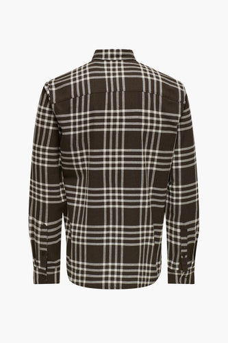 ONSNEWSIMON LIFE REG LS CHECK SHIRT CS