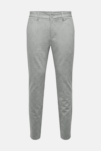 Pantalon de costume vert de ONLY ONLY & S,, un un sub subtil motif motif motif et des poches arrière avec fermeture à bouton.