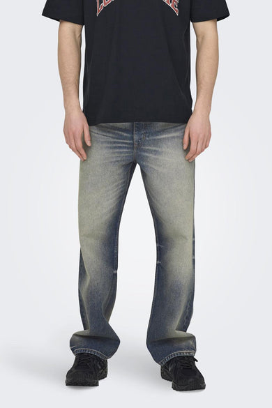 FADE - mid blue denim