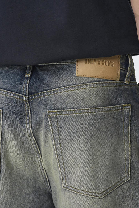 FADE - mid blue denim