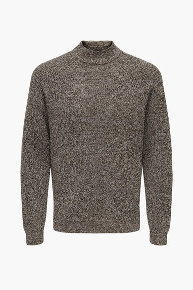 ONSFELIP LIFE REG 5 TWIST HIGH NECK KNIT