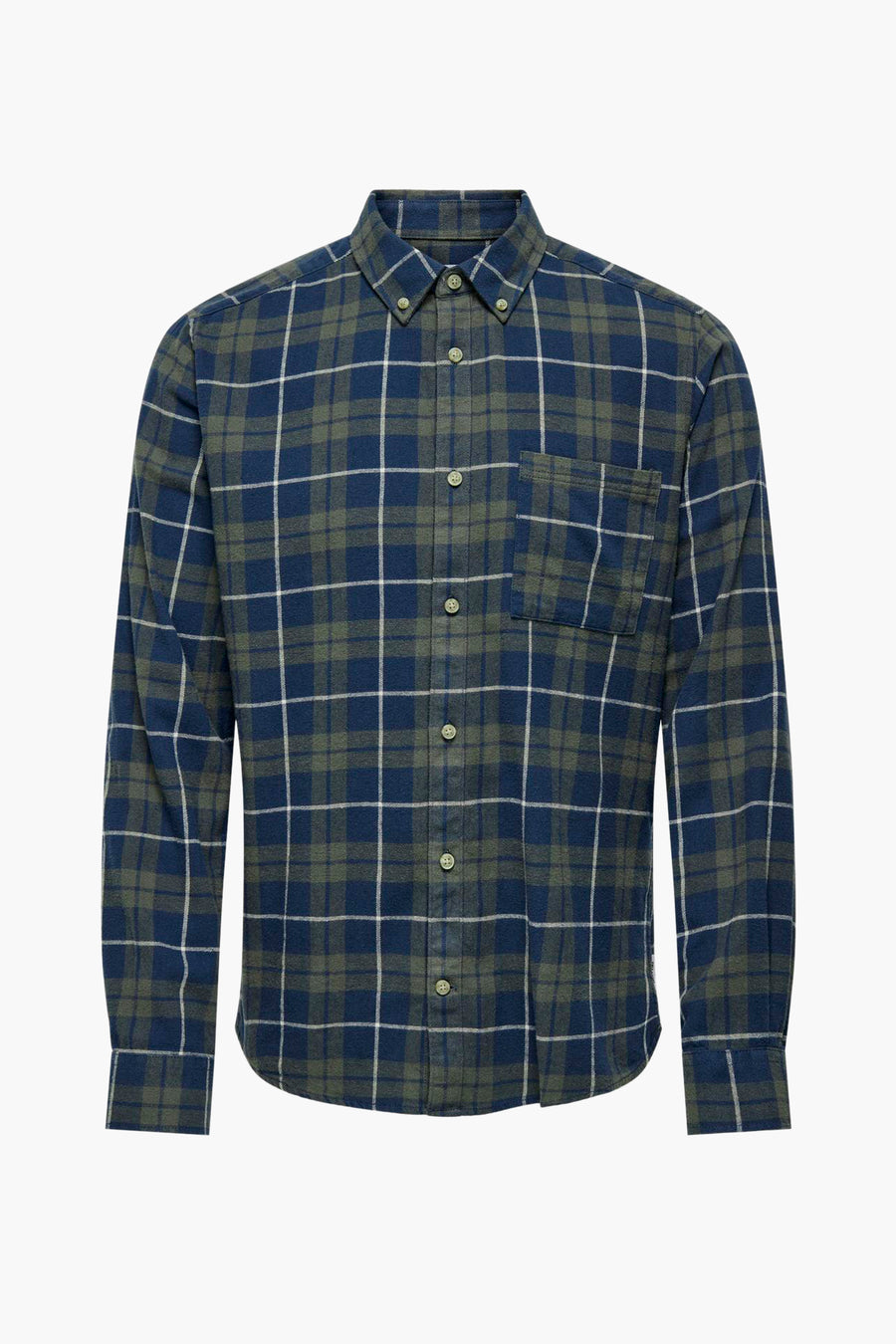 Chemise &agrave; manches longues - vert - ONLY & SONS®
