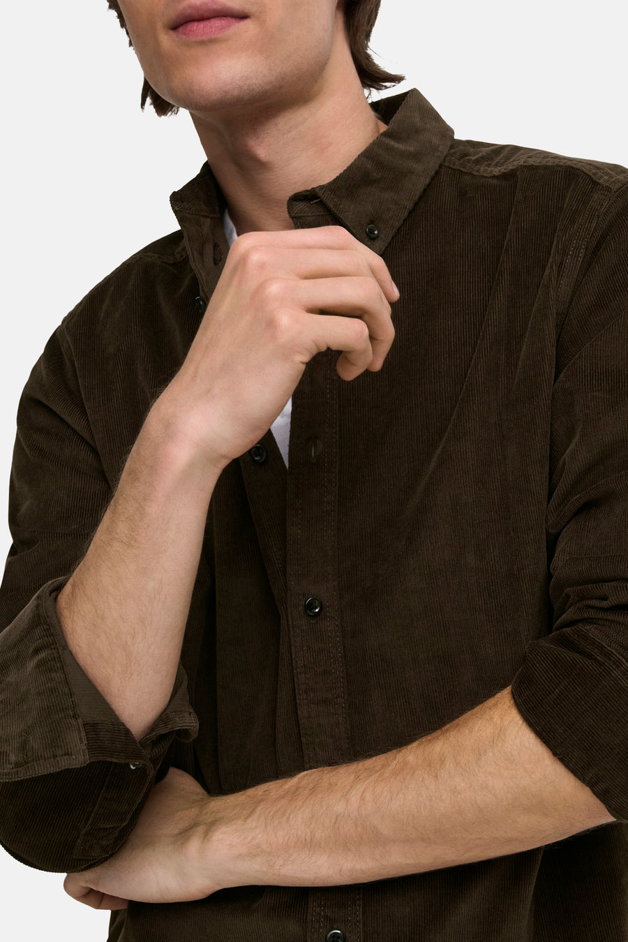 Chemise (manches longues) brun - ONLY & SONS®