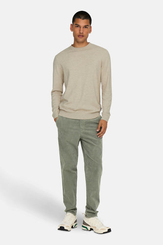 Pull à col rond - écru - ONLY & SONS®