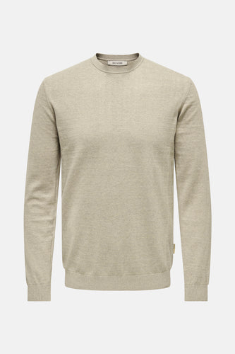 Pull à col rond - écru - ONLY & SONS®