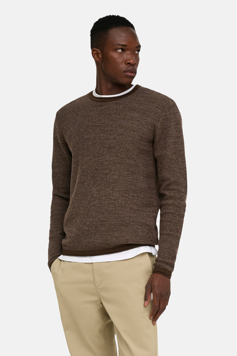 Pull col O brun - ONLY & SONS®
