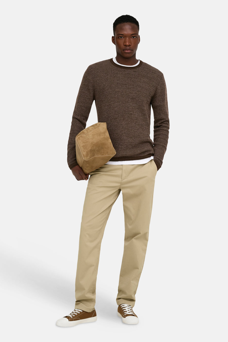 Pull col O brun - ONLY & SONS®