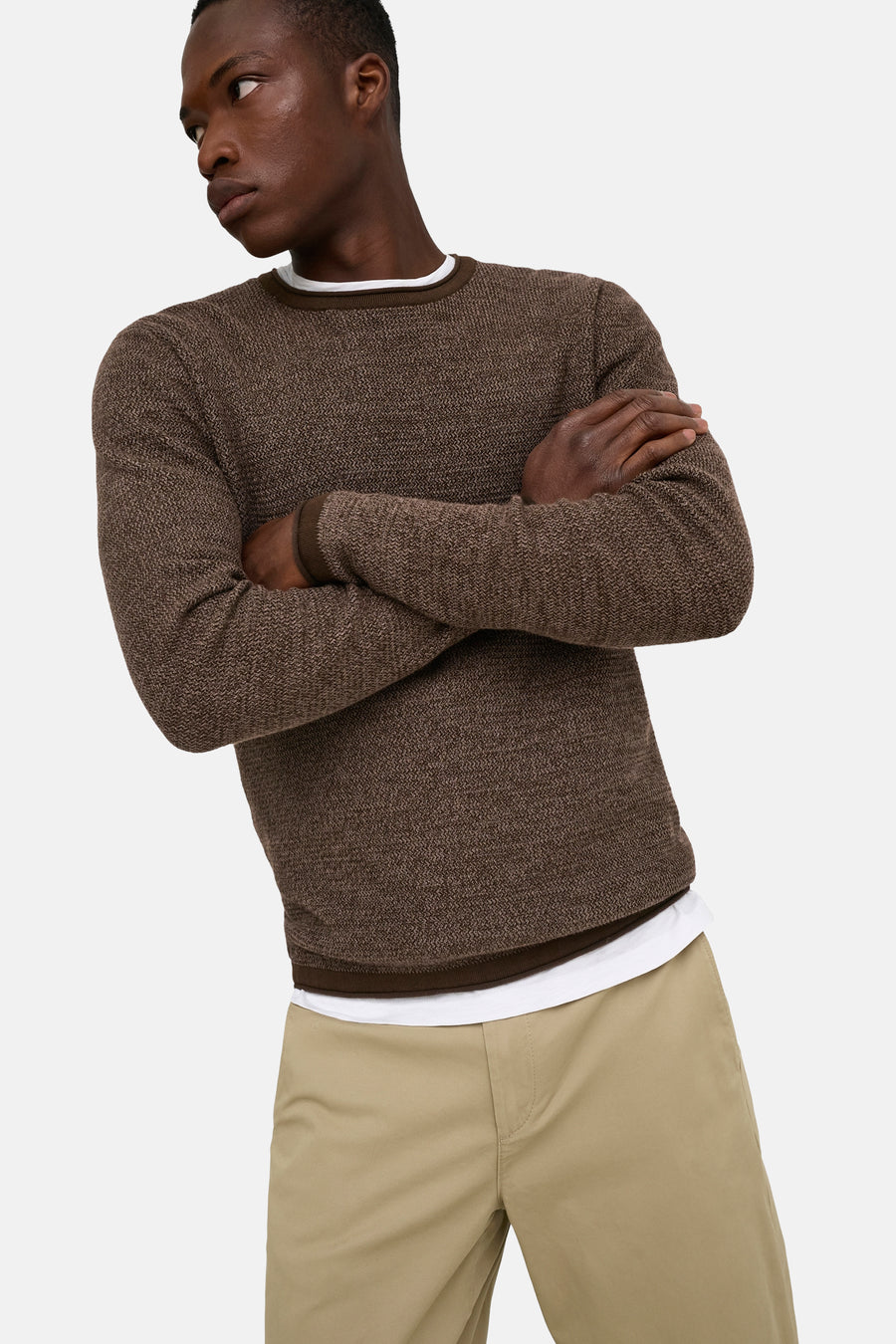 Pull col O brun - ONLY & SONS®