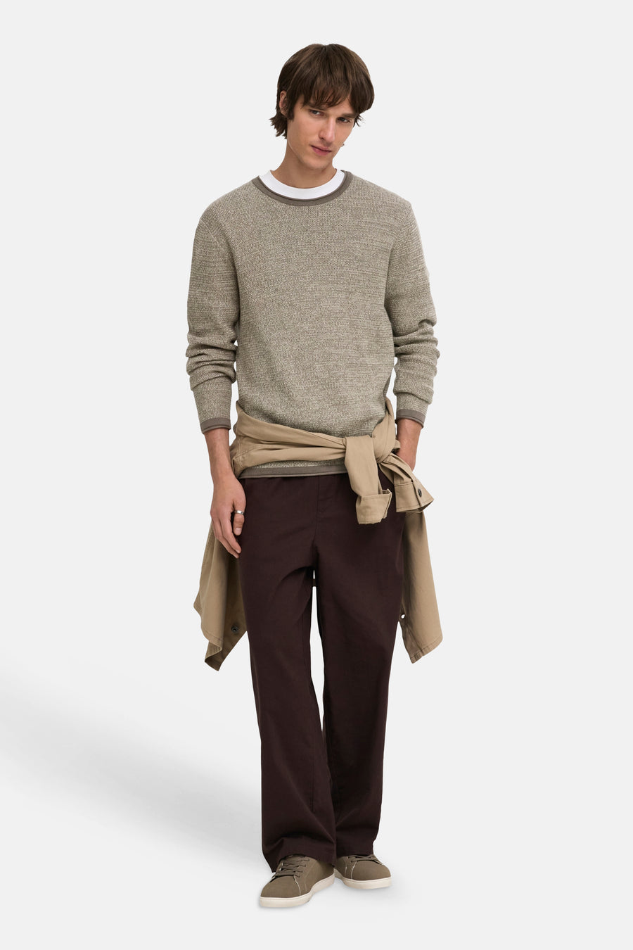 Pull col O beige - ONLY & SONS®