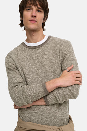Pull col O beige - ONLY & SONS®