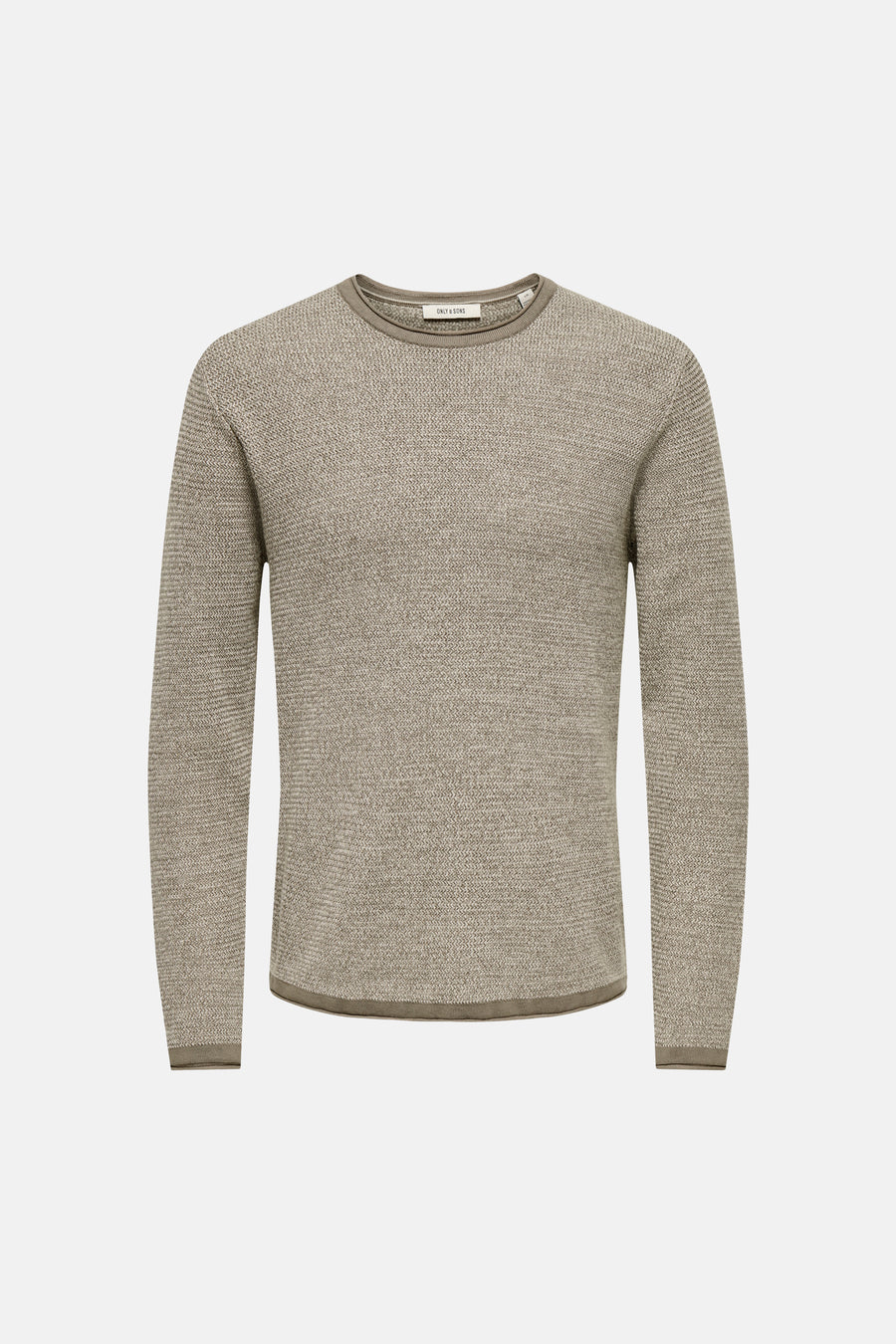 Pull col O beige - ONLY & SONS®