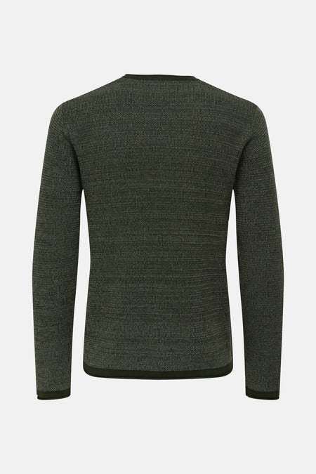 Pull à col rond - vert