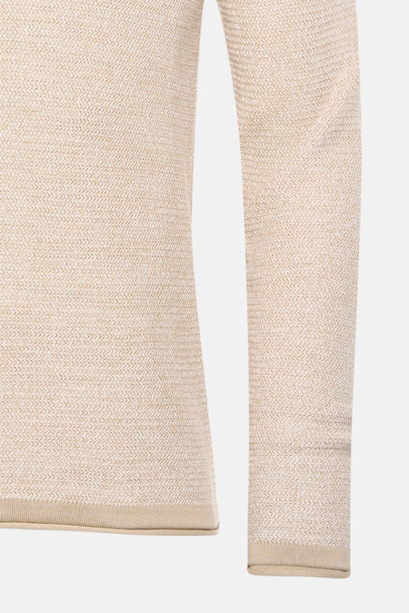 Pull à col rond - écru