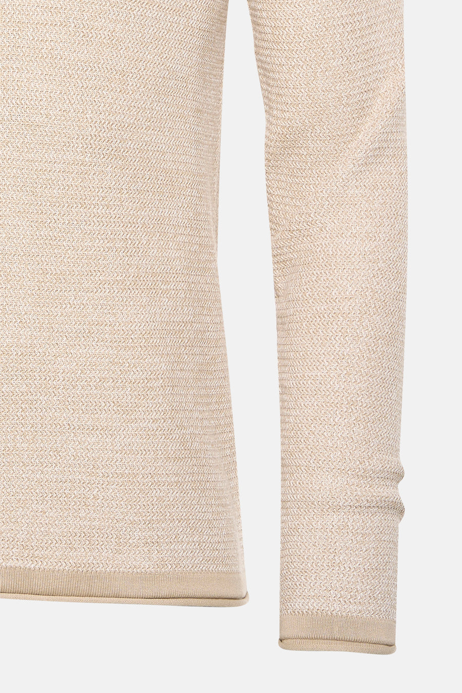 Pull à col rond - écru