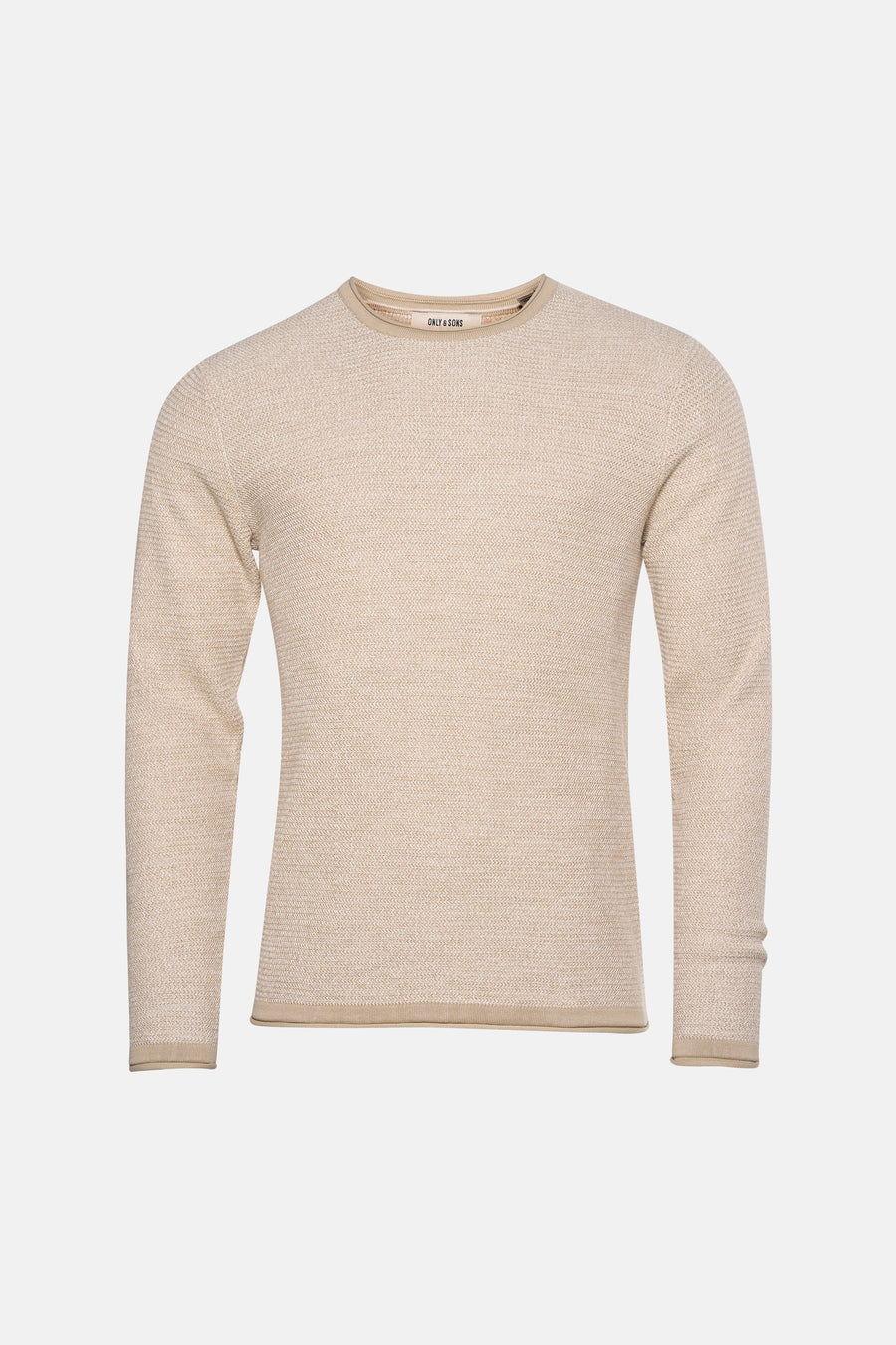 Pull à col rond - écru