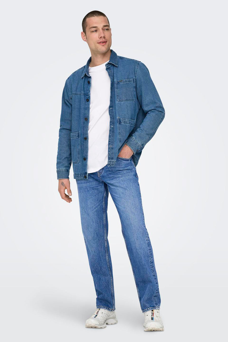 EDGE - mid blue denim - ONLY & SONS®