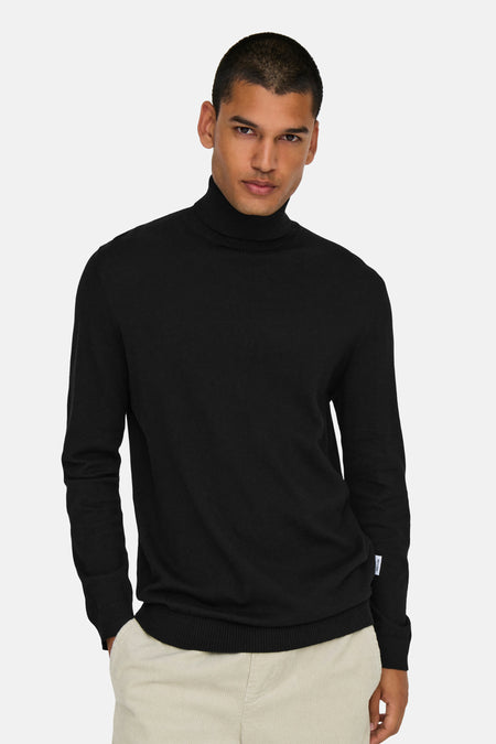 ONSLOUI REG 12 MEL ROLL KNIT NOOS