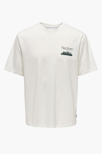 T-shirt à manches courtes - blanc - ONLY & SONS®