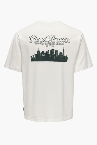 T-shirt à manches courtes - blanc - ONLY & SONS®