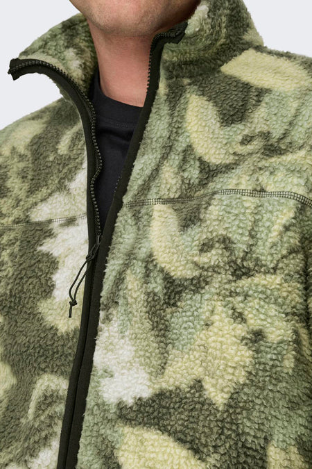 ONSEMILIO REG FULLZIP HIGHNECK SWT VD