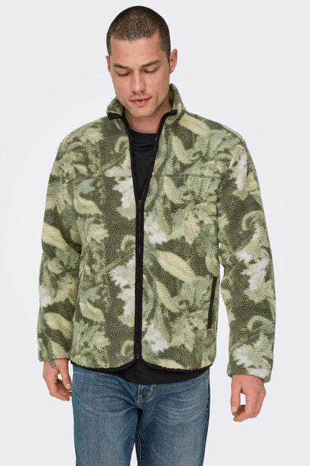 ONSEMILIO REG FULLZIP HIGHNECK SWT VD