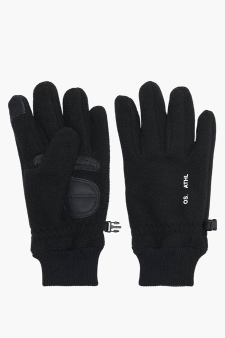 Gants de ONLY & SONS, avec des accents en cuir sur la paume et une bande ajustable.