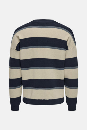 ONSGRIFFIN DS 9 STRUC LS CREW KNIT