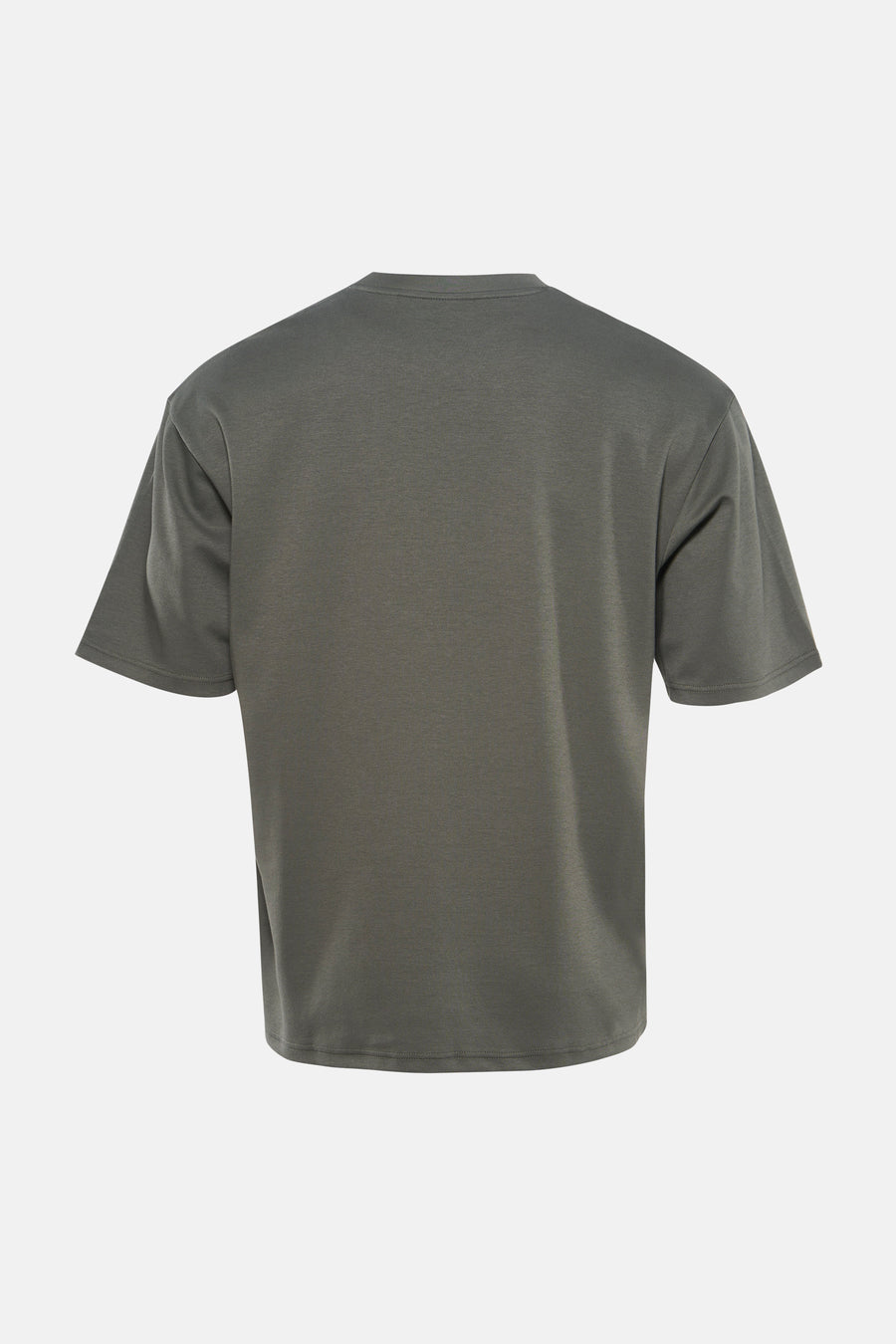 T-shirt vert à manches courtes ONLY & SONS, design uni, coupe décontractée, vu de dos.
