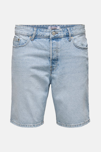 Short - light blue denim - ONLY & SONS®