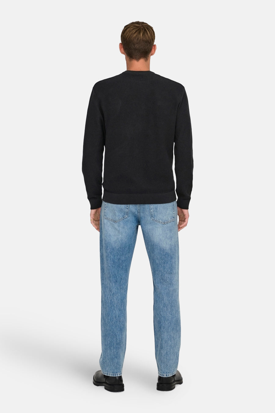 Pull à col rond - noir - ONLY & SONS®